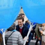 Pablo Casado, ayer en Almería / Efe