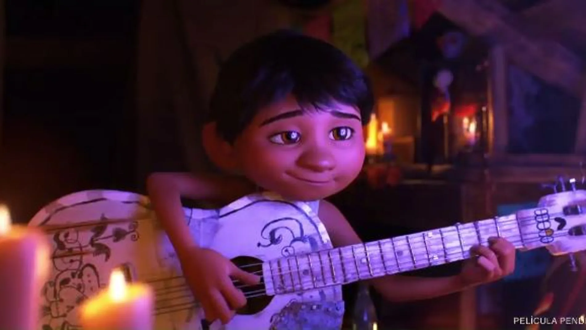 Imágen de la película de Pixar, Coco