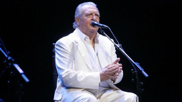 Juan Peña El Lebrijano, fallecido en julio de 2016, durante una actuación / Foto: Manuel Olmedo