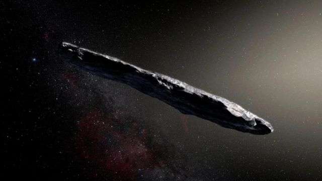 Recreación de Oumuamua