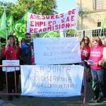 Una de las numerosas manifestaciones de este colectivo a las puertas del Parlamento de Andalucía