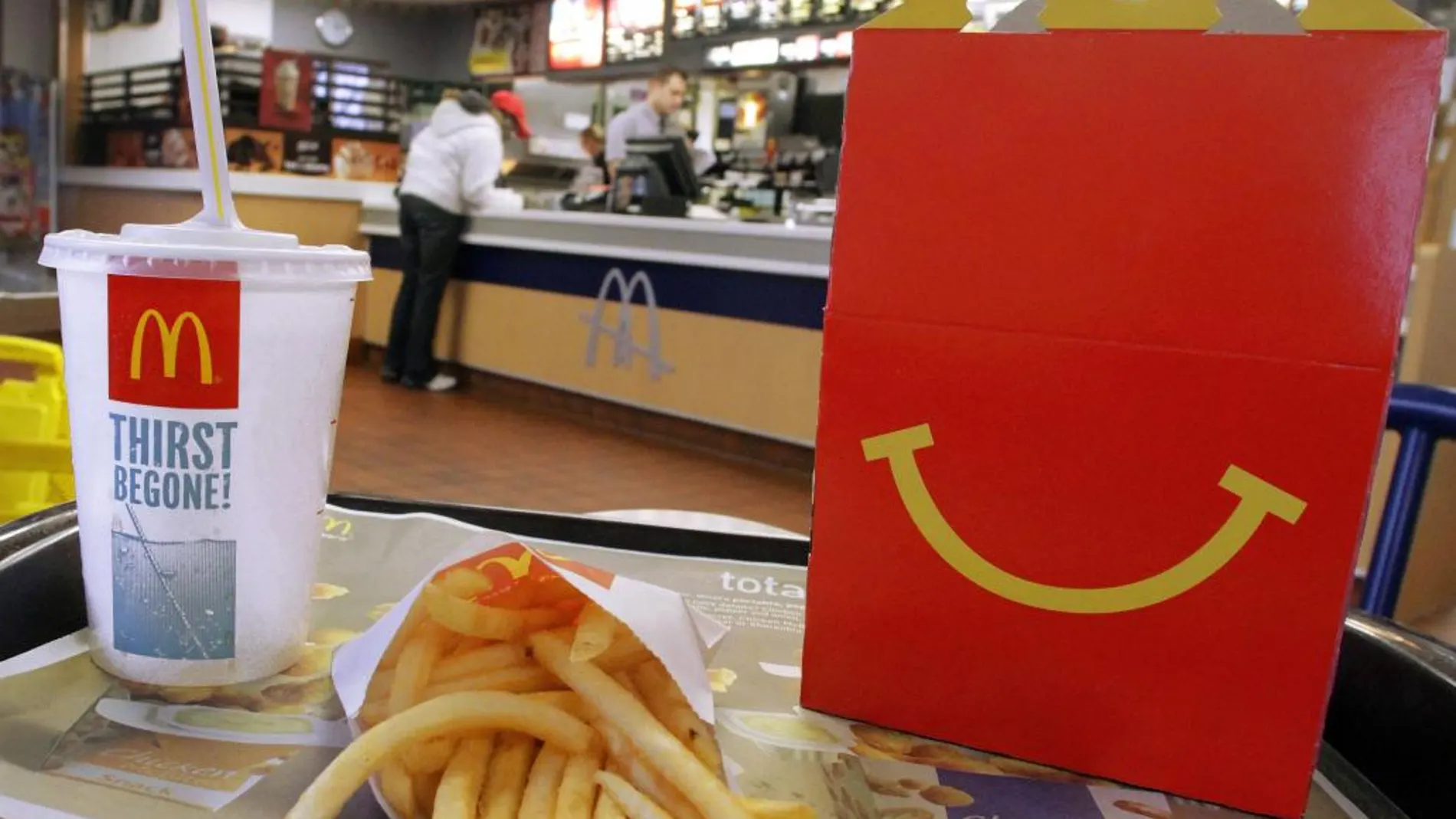 Un menú infantil de McDonald's