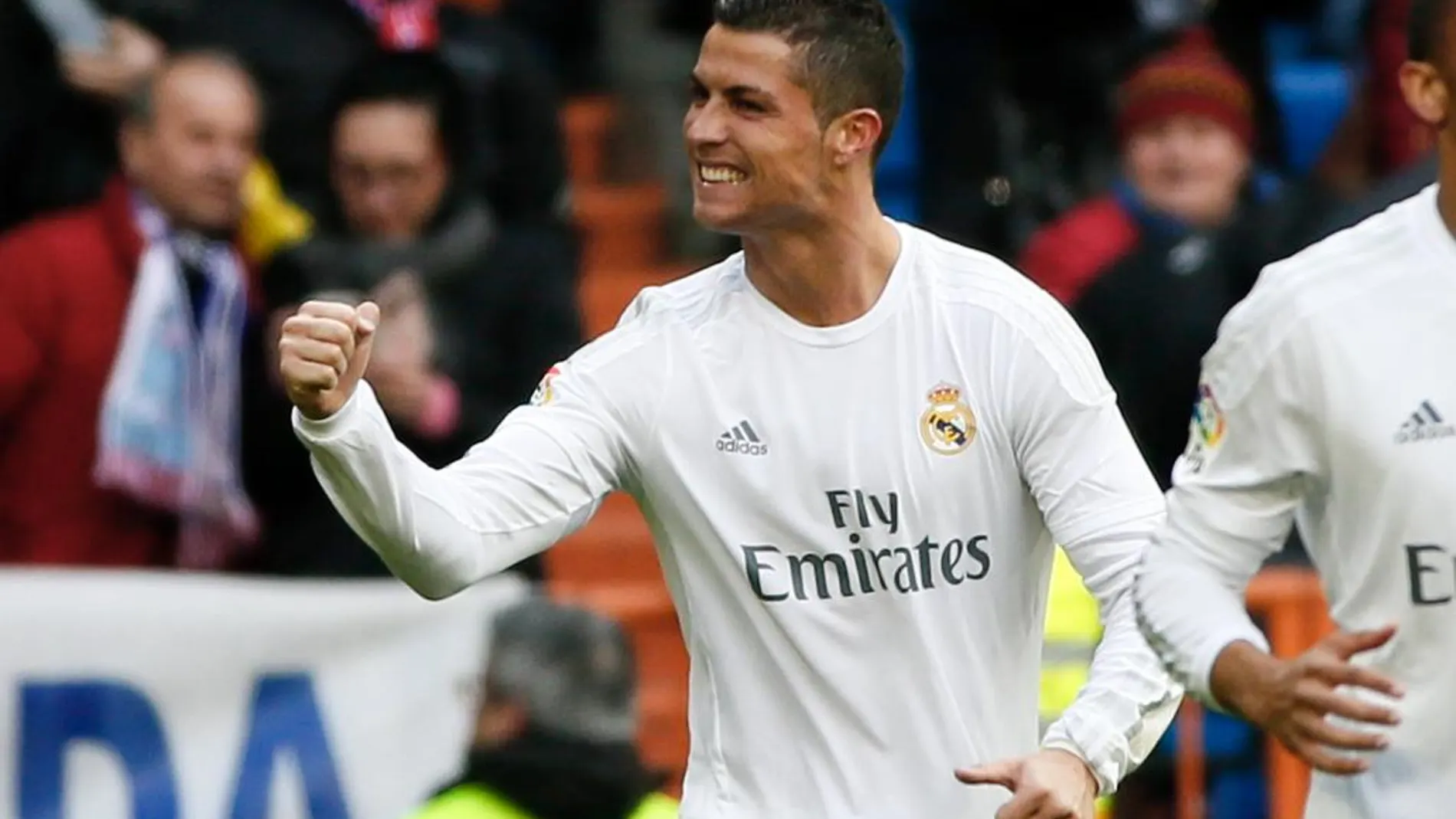 Cristiano Ronaldo celebra el gol marcado ante el Celta de Vigo.