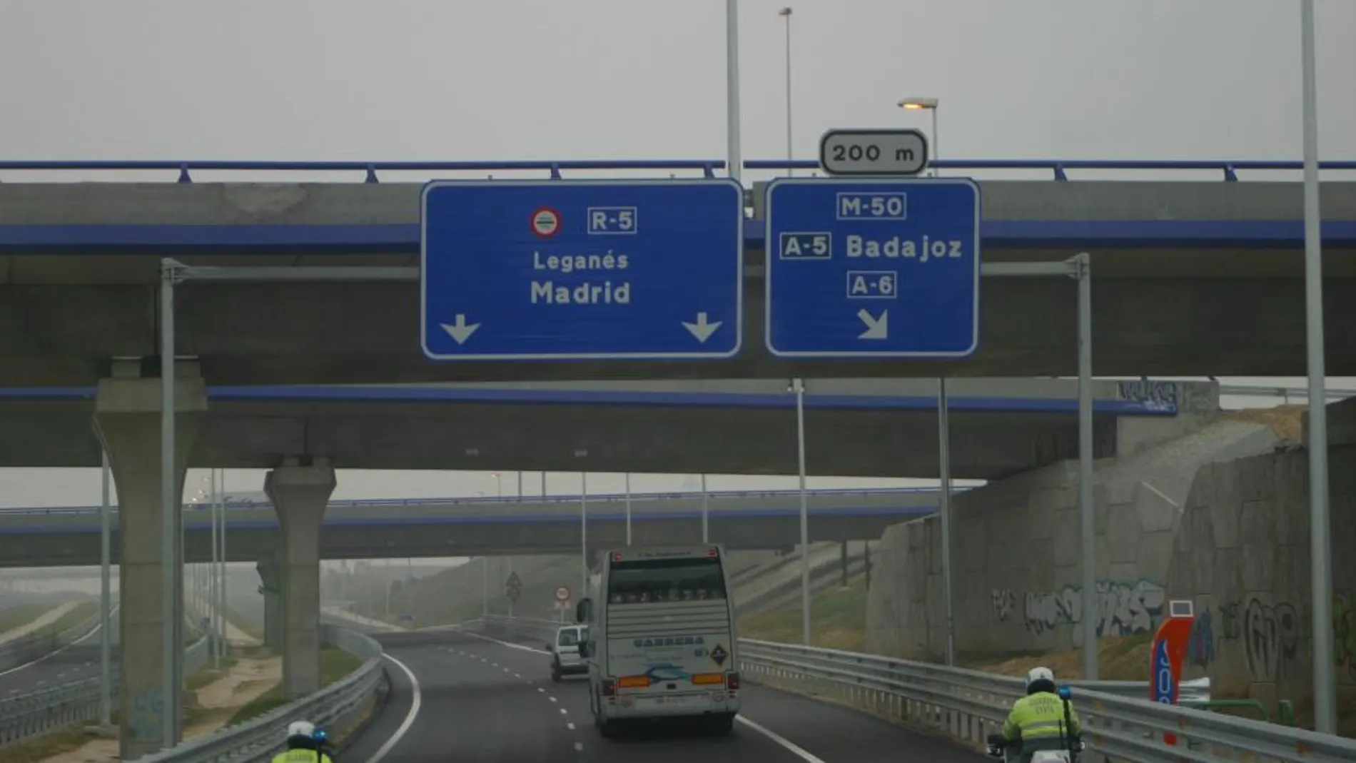 Imagen de la autopista de peaje R-5