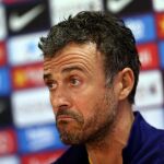 El entrenador del FC Barcelona, Luis Enrique
