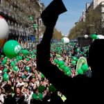 Imagen de los manifestantes