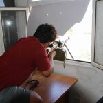 Un franco tirador libio durante la batalla de Sirte