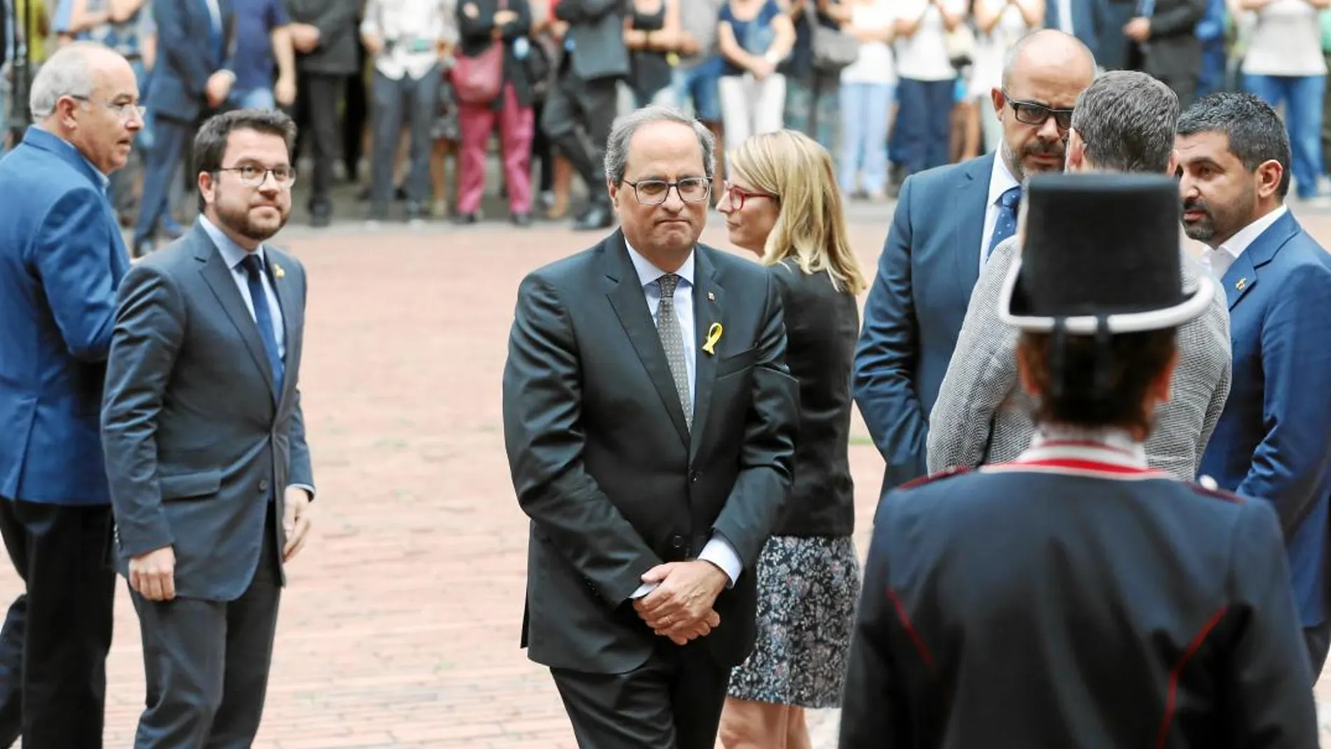 El president Quim Torra siempre se ha mantenido en contacto con Carles Puigdemont desde que accedió al cargo/ Efe