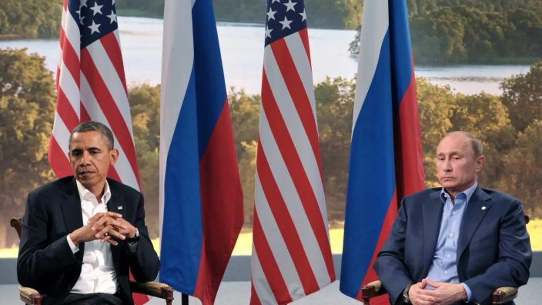Putin y Obama durante su reunión de 2013