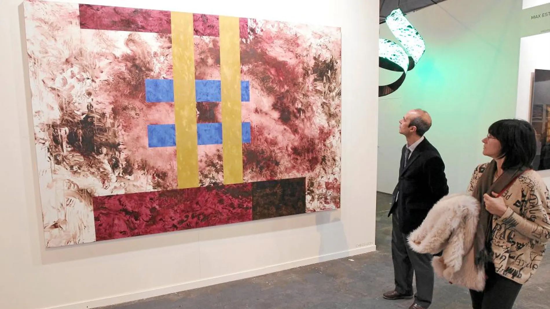 Obra del pintor segoviano Carlos León en la Feria de Arte Contemporáneo «ARCO» en la pasada edición