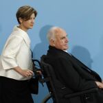 Helmut Kohl y su mujer, Maike Kohl-Richter, en una de sus última imágenes