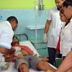Uno de los herido en el accidente en la provincia de Guantánamo (Cuba)/Foto: Efe