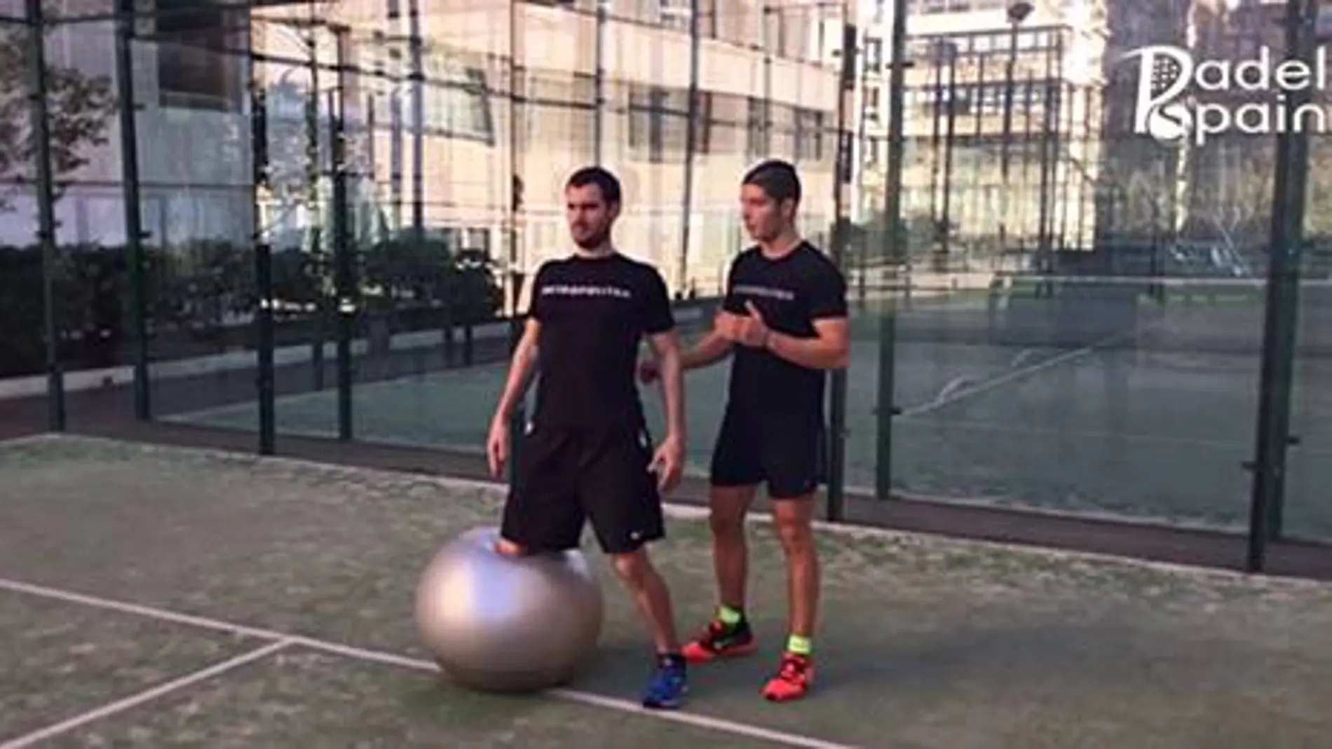 Entrenamiento con fitball