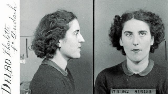Ficha policial de Charlotte Delbo, la escritora que narró su experiencia contra el nazismo