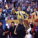 Curro Díaz, Perera y Cayetano prenden la feria de Guadalajara
