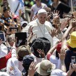 El Papa durante la celebración de Pentecostés