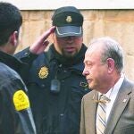 El juez José Castro en los juzgados de Palma de Mallorca la primera vez que tomó declaración a Iñaki Urdangarín