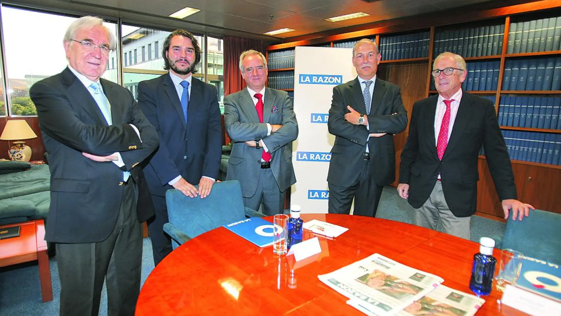De izquierda a derecha: Agustín García, Gonzalo López, Pedro Malla, Manuel Albert y Carlos de Miguel