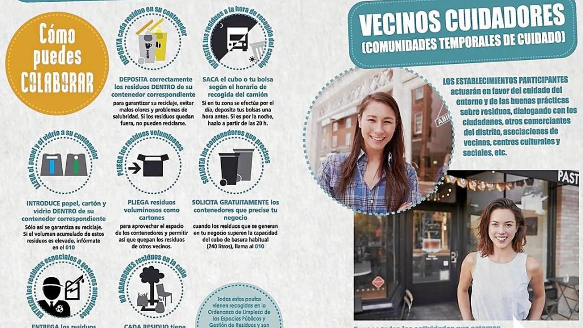 Carmena crea «brigadas vecinales» para limpiar las calles de Usera