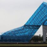 Una iglesia de cristal con forma de zapato en Taiwán