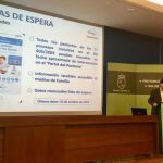 El consejero de Salud, Manuel Villegas, presentó ayer los datos de las listas de espera en la Región de Murcia a fecha de 30 de octubre