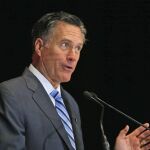 El candidato presidencial del Partido Republicano en las elecciones de 2012 en EEUU, Mitt Romney.