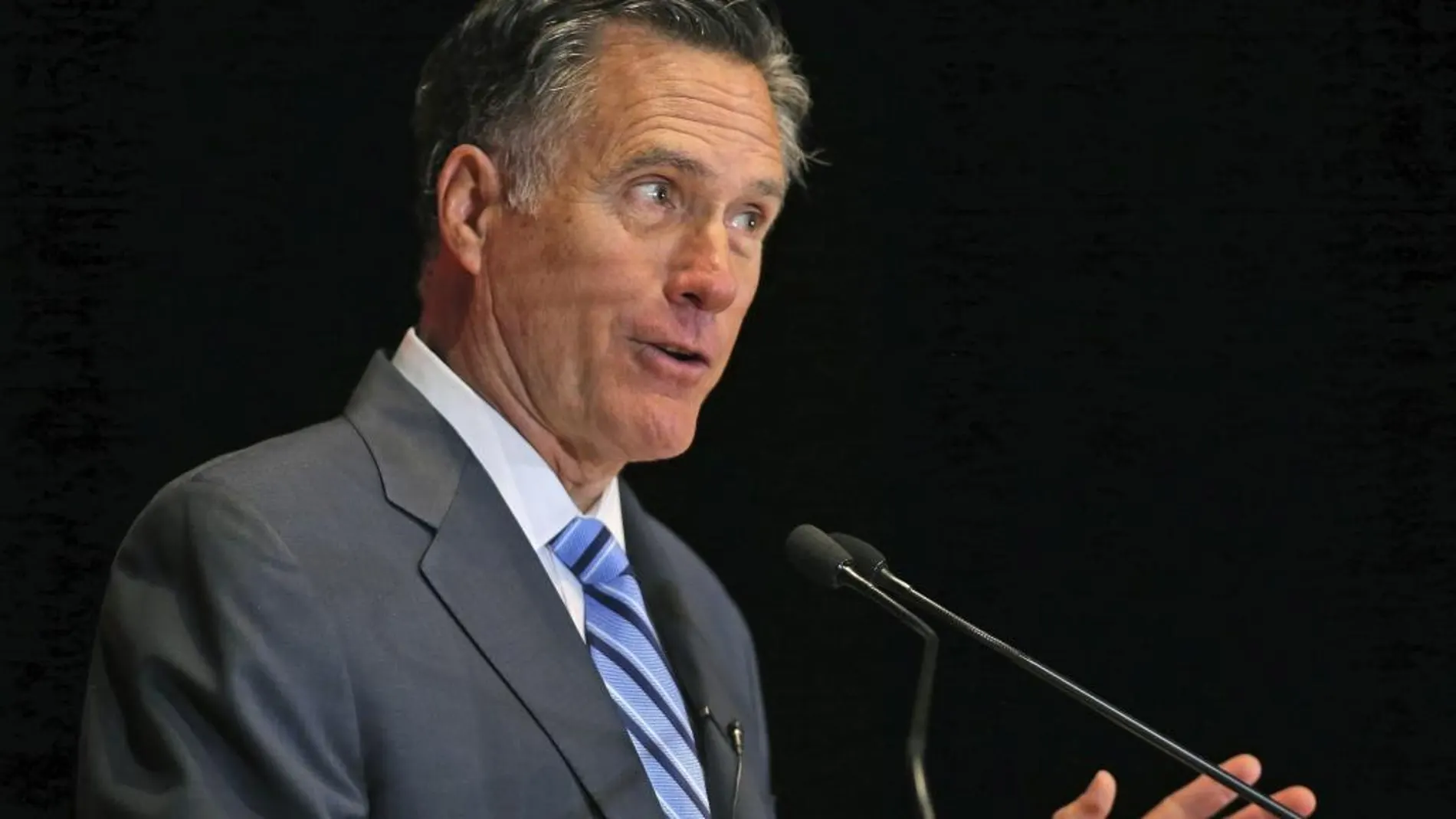 El candidato presidencial del Partido Republicano en las elecciones de 2012 en EEUU, Mitt Romney.