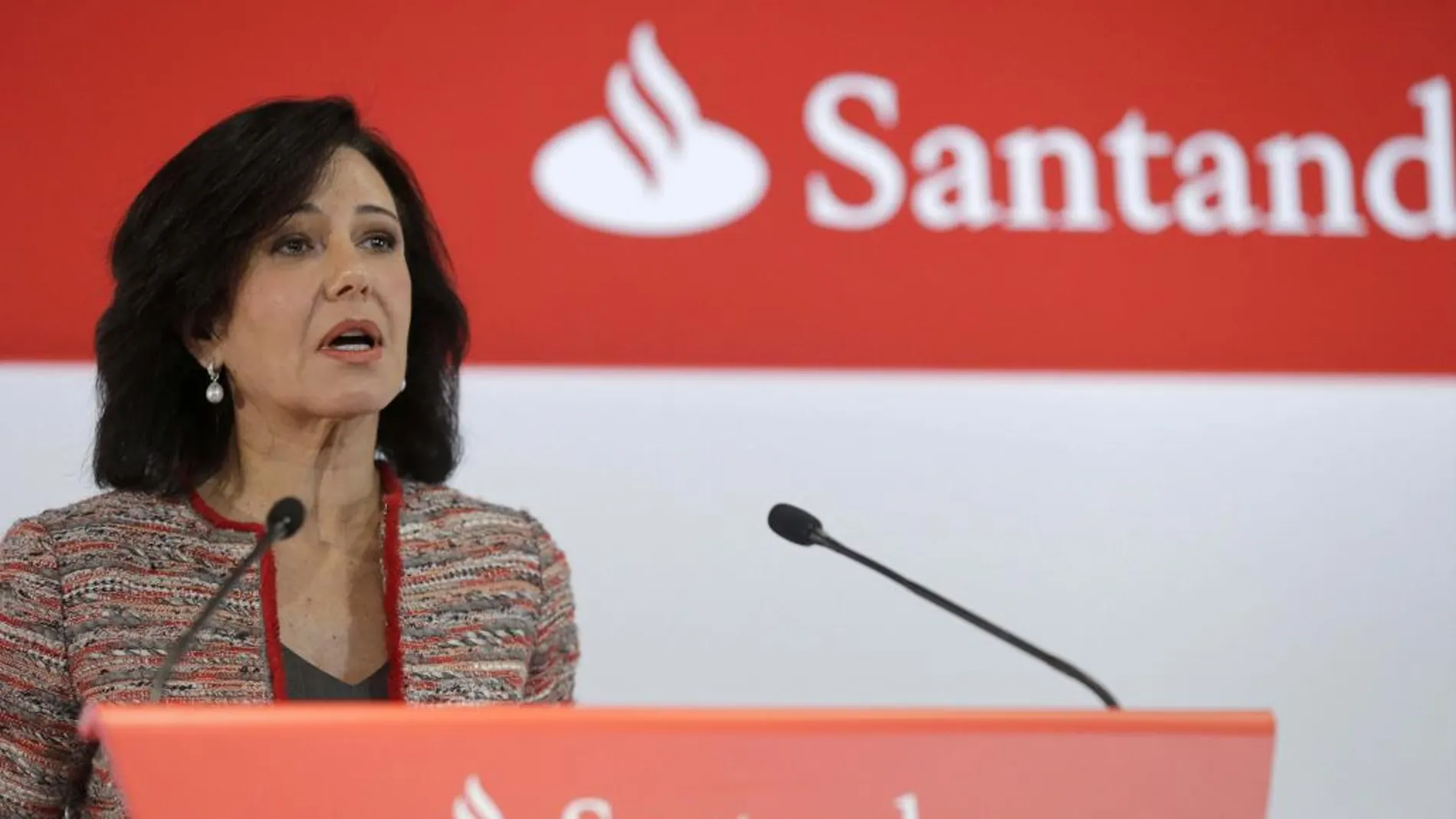 La presidenta del Banco Santander, Ana Patricia Botín,