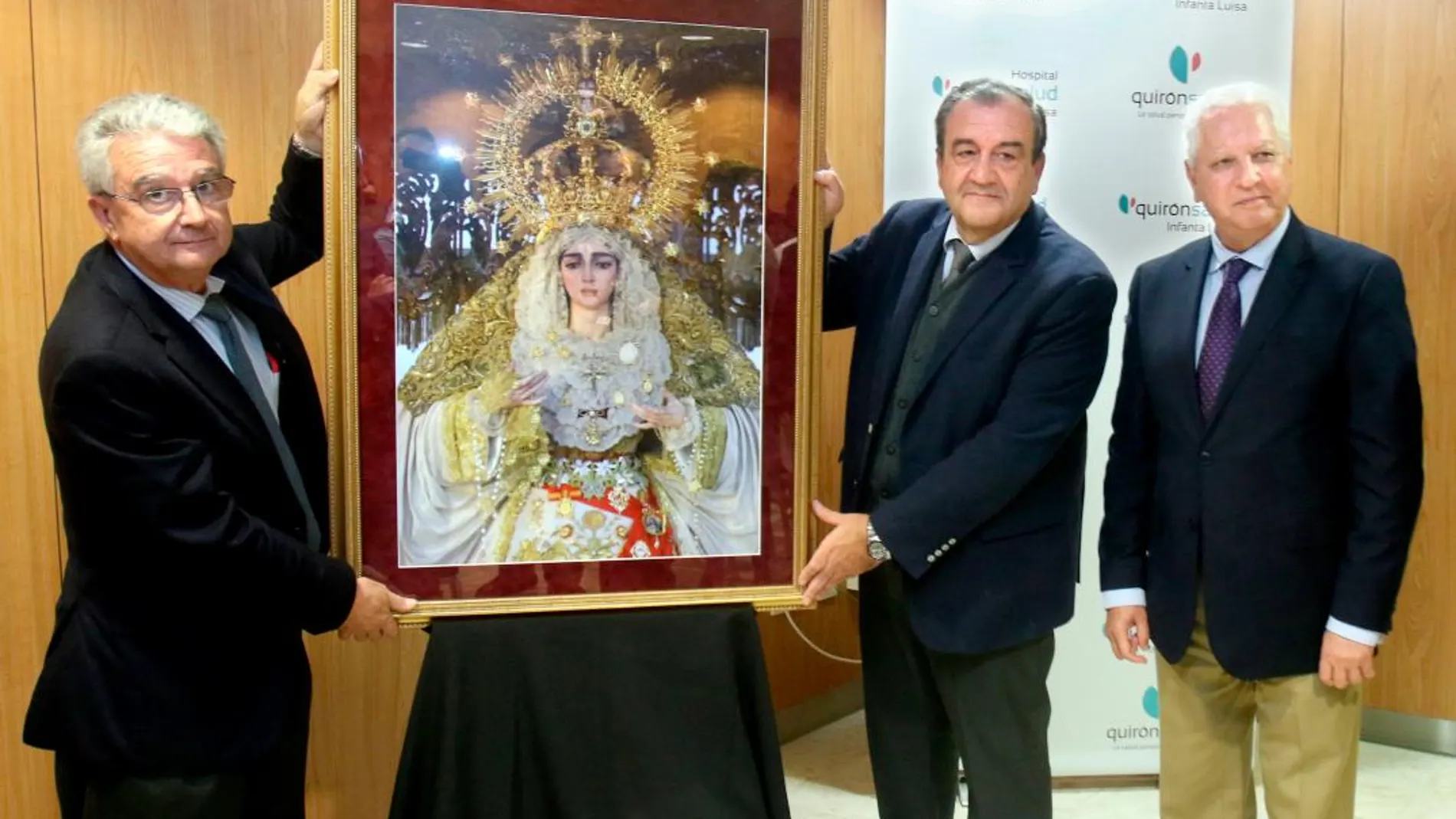 La Virgen de la Salud de San Gonzalo ocupará un lugar privilegiado en el Hospital Quirónsalud Intanta Luisa / Foto: La Razón