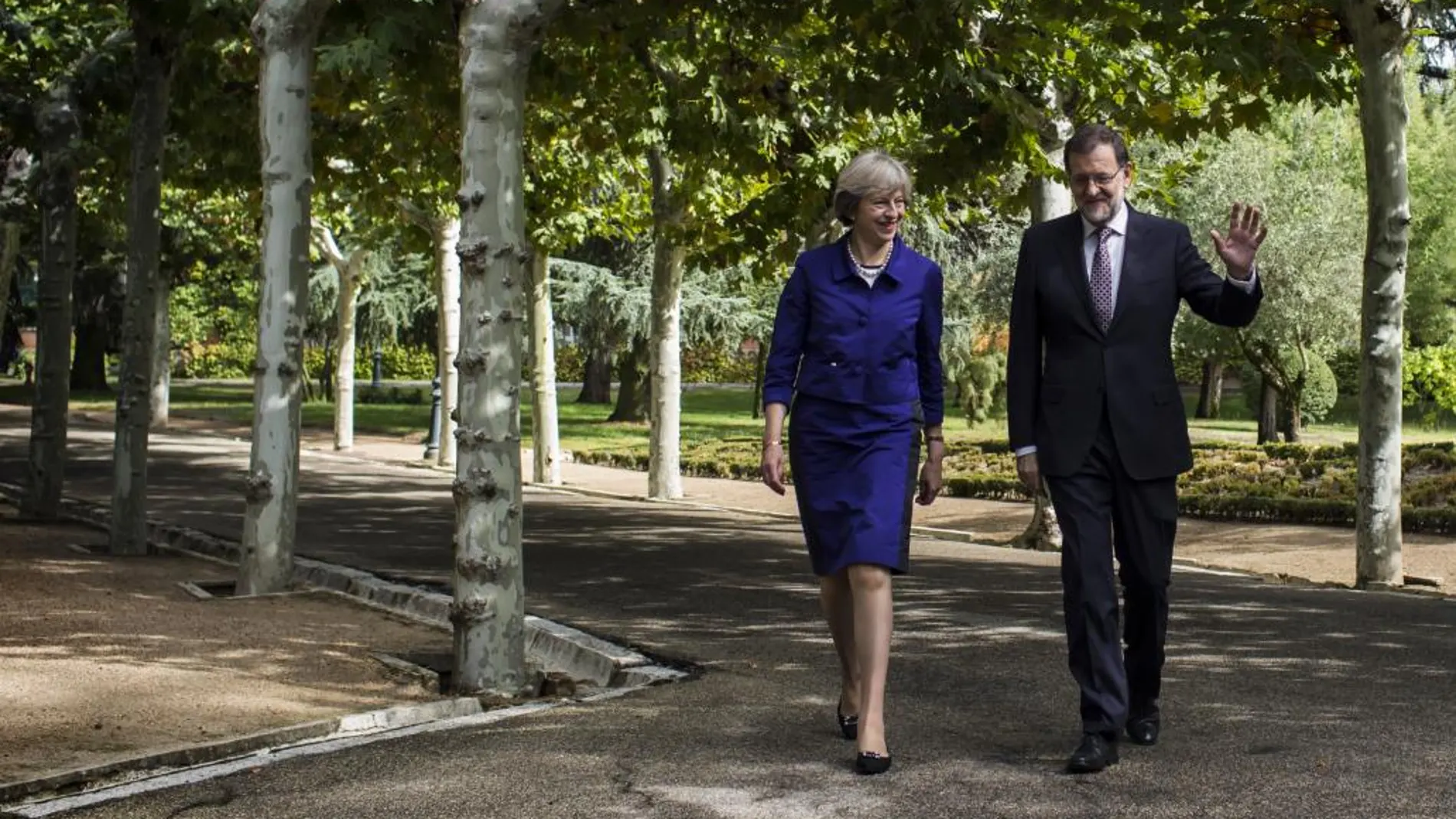 Mariano Rajoy y Theresa May