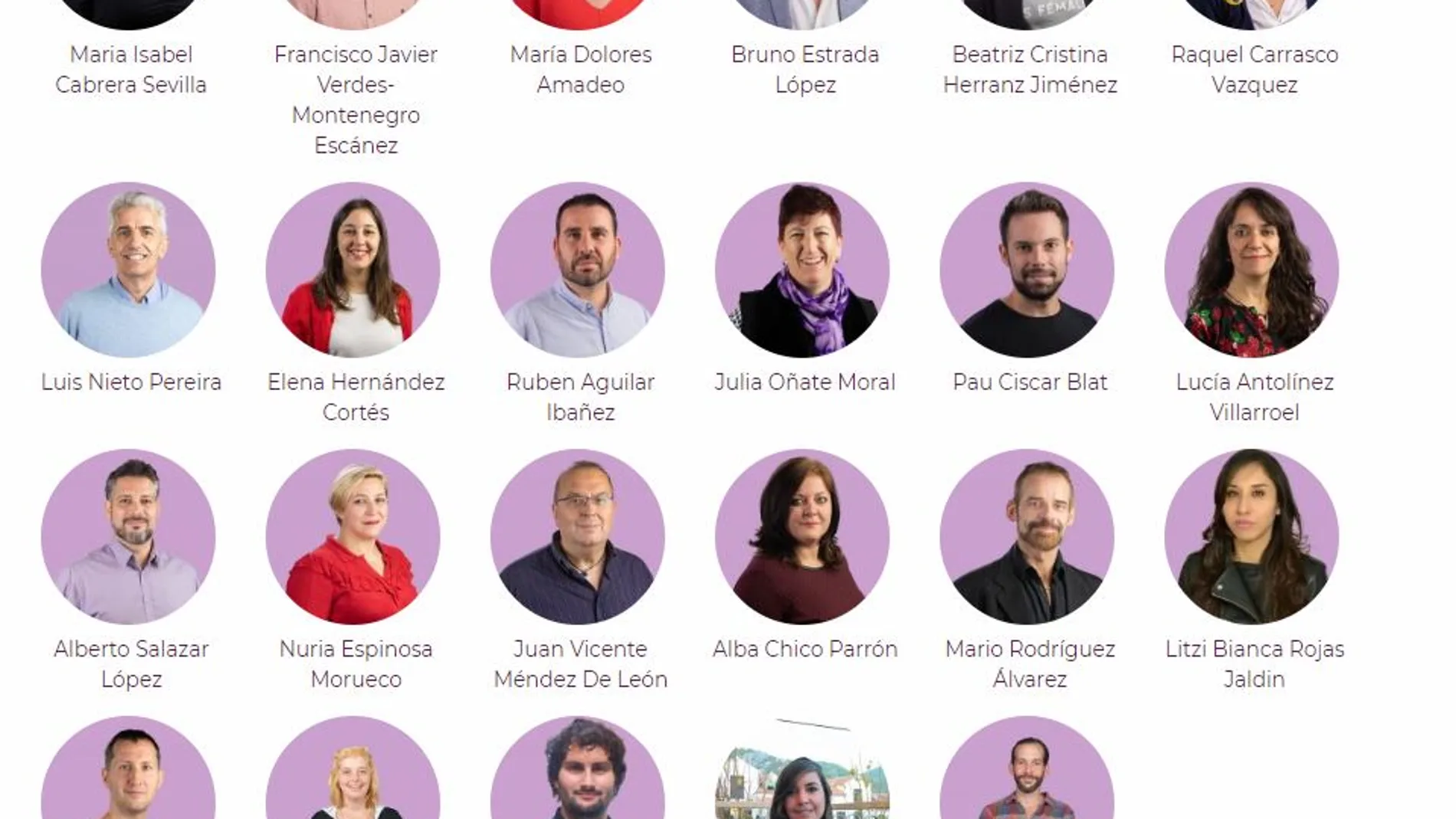 La lista de desconocidos a las primarias de Podemos en Madrid