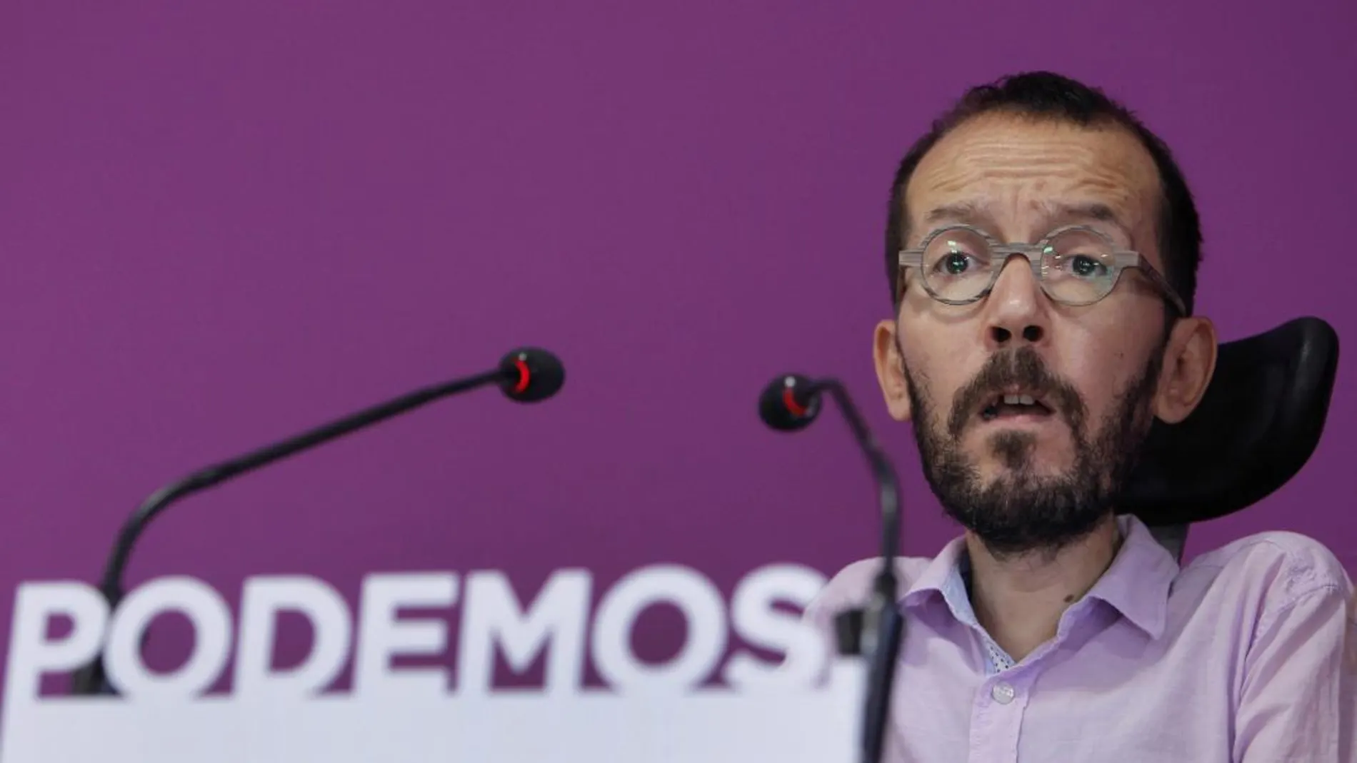 El portavoz de Podemos Pablo Echenique / Foto: Efe