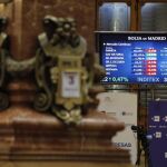 La Bolsa de Madrid, hoy