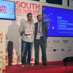 Jaime Sánchez Laulhé recibiendo el premio B2B South Summit 2016