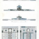Imagen de fragmentos de un monumento griego, un proyecto de 1804 realizado por Ledoux