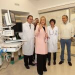 Cristina Cifuentes en la inauguración de la nueva UCI