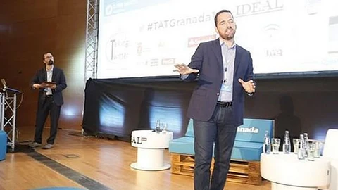 Uno de los ponentes en el congreso Talking About Twitter (TAT)