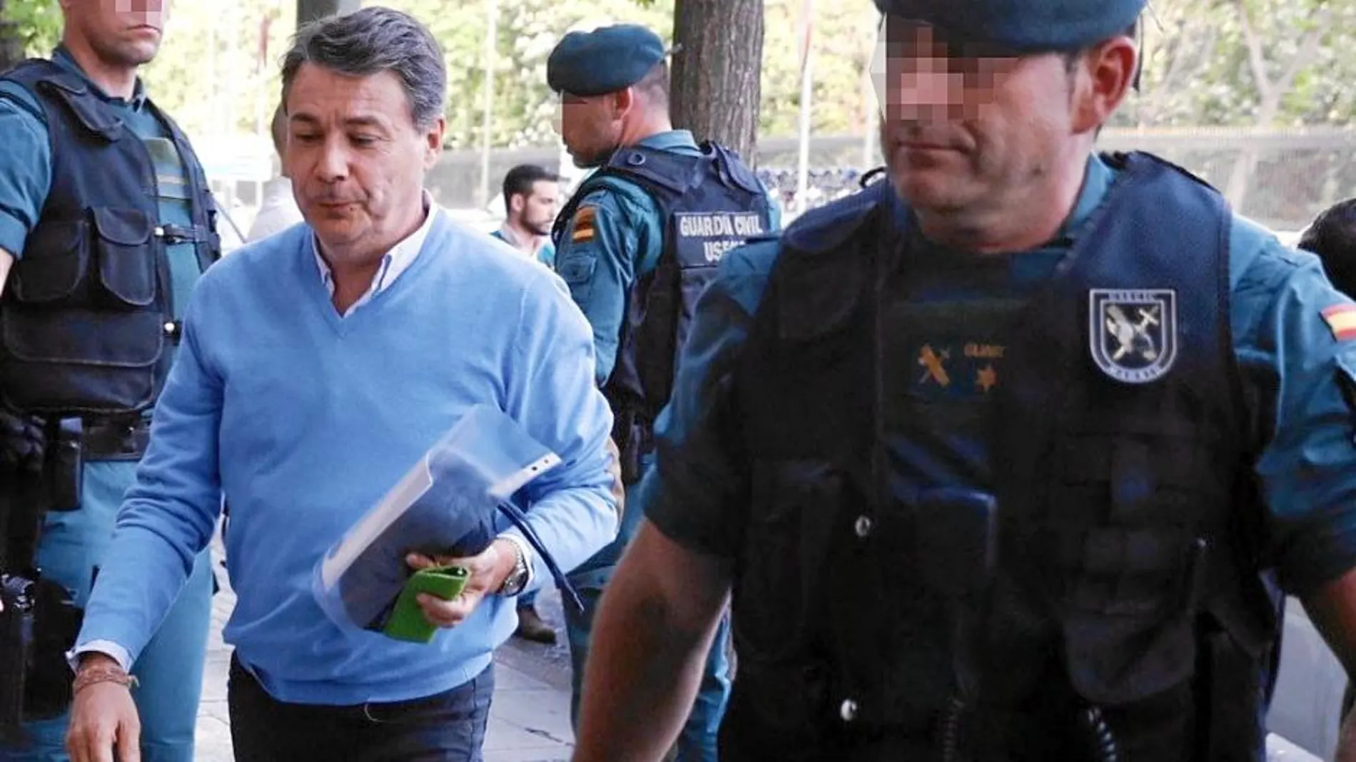 Ignacio González, el día de su detención el pasado mes de abril