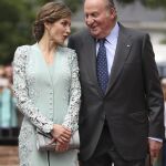 La Reina Letizia y don Juan Carlos