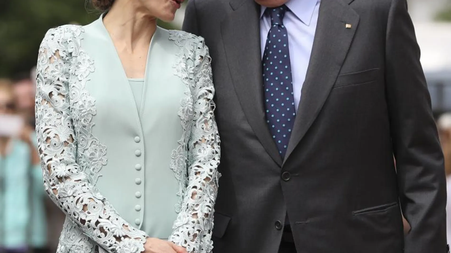La Reina Letizia y don Juan Carlos