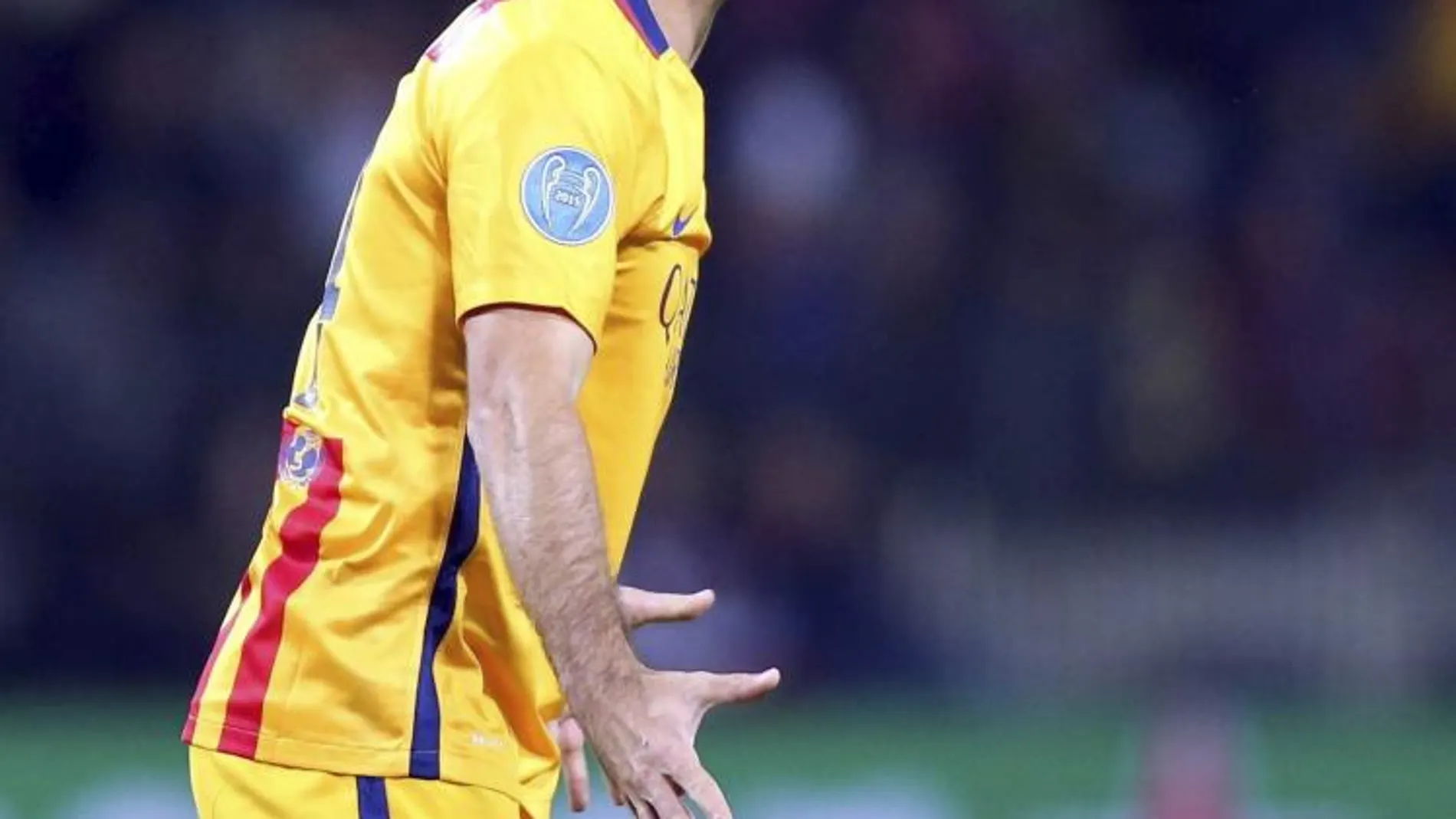 El centrocampista argentino del FC Barcelona, Javier Mascherano