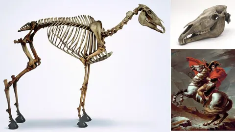 Marengo, la reconstrucción triunfal del caballo de Napoleón