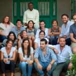 Voluntarios de Fundación Dilaya y de Mutoka Mwoyo y el sacerdote Cibaka Cikongo