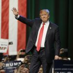 Donald Trump durante la campaña