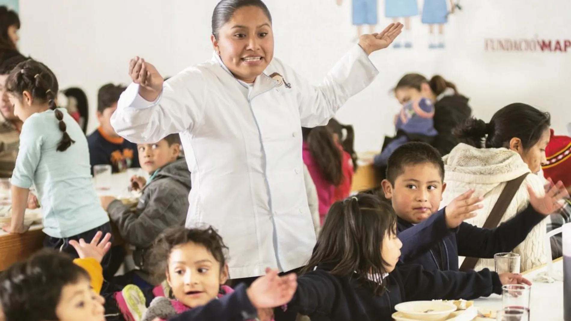 Comedor Santa María, en la Comunidad Mapfre en Santa Fe, Ciudad de México