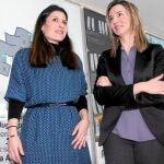 La consejera Alicia García con la nueva directora del Musac, Eva González-Sancho