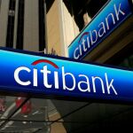 Logo de Citibank en un edificio de San Francisco, California