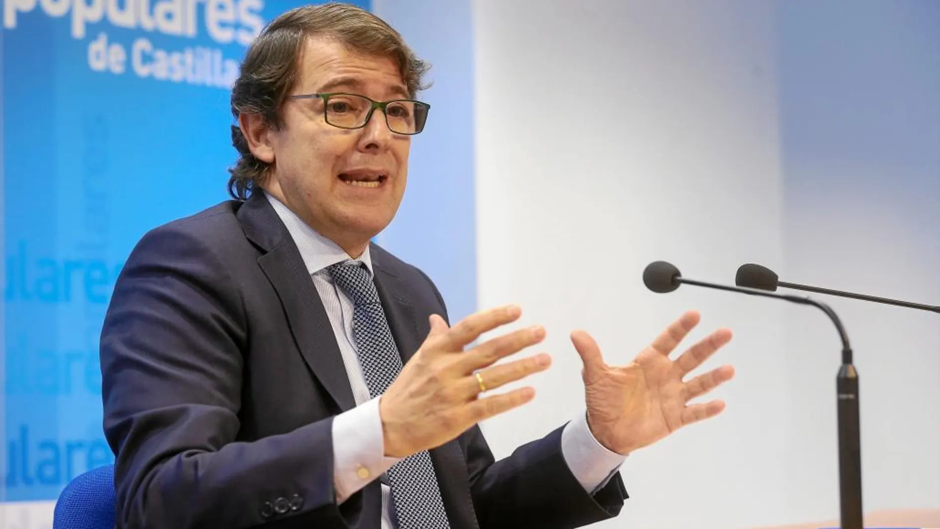 Alfonso Fernández Mañueco valora los Presupuestos Generales de la Comunidad para este año.