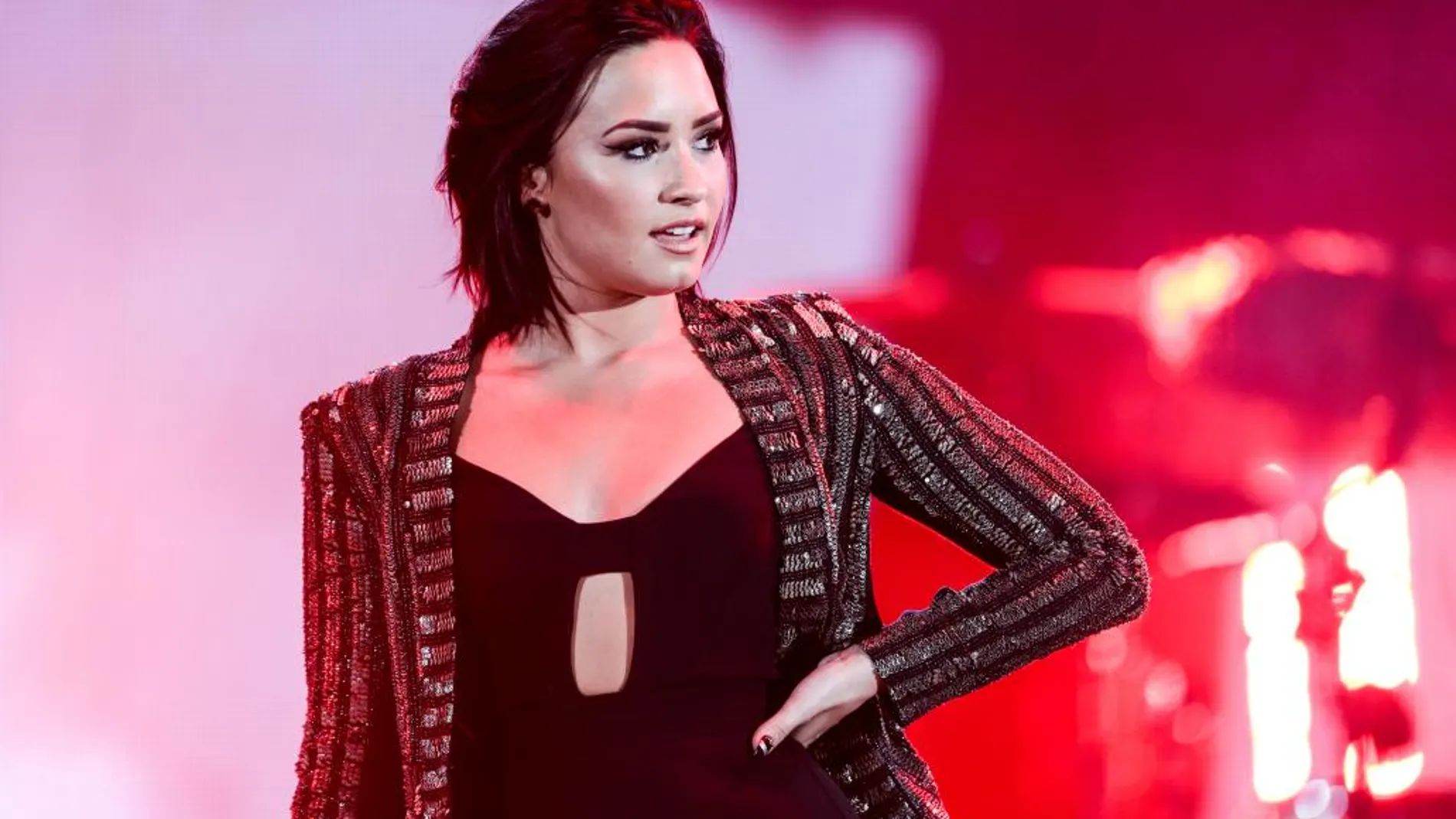 La cantante y actriz estadounidense Demi Lovato