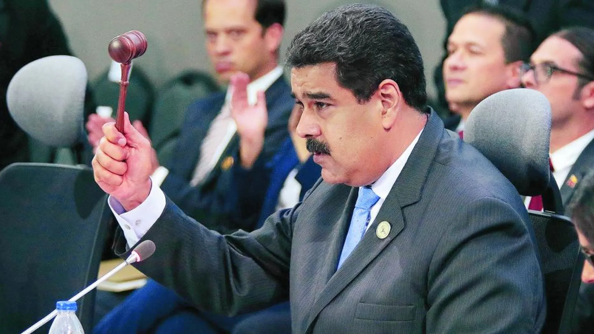 Nicolás Maduro, durante una cumbre en isla Margarita